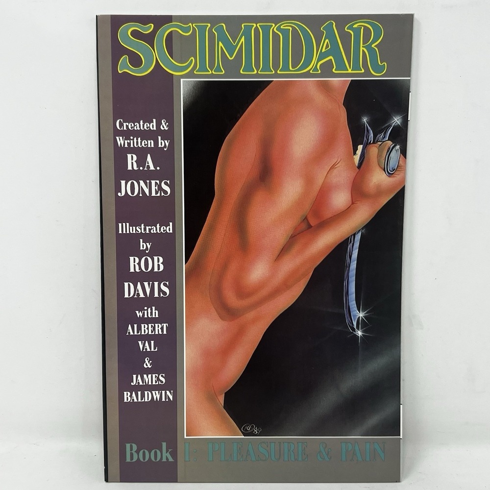 SCIMIDAR BOOK 1 PLEASURE & PAIN JONES DAVIS MALIBU GRAPHICS(PAPERBACK) 1st Print